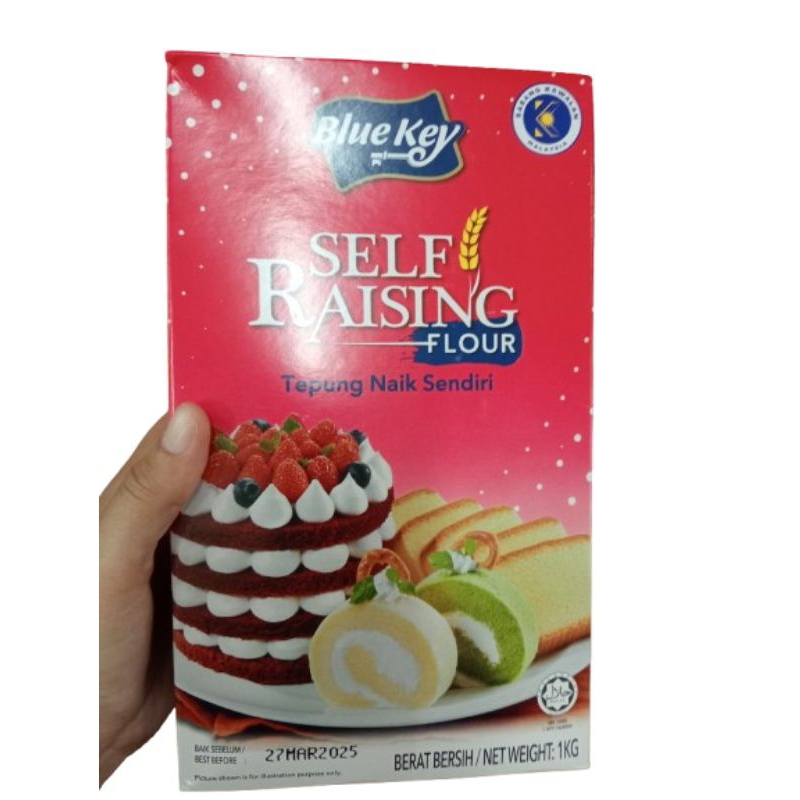 Blue key Self Raising Flour Tepung Naik Sendiri | Shopee Malaysia
