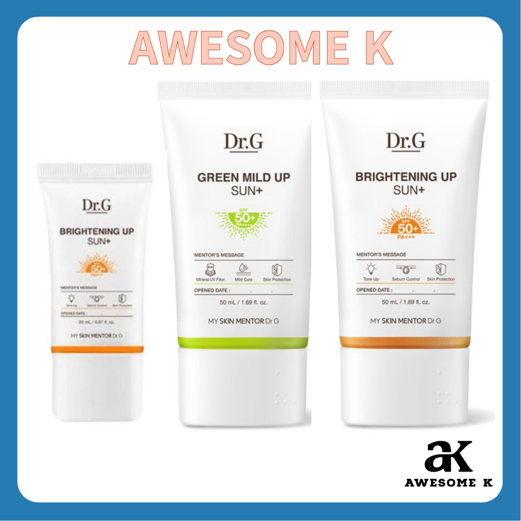 Dr.G Suncreen Green Mild Up Sun Plus / Brightening Up Sun Plus 修复防晒霜 ...