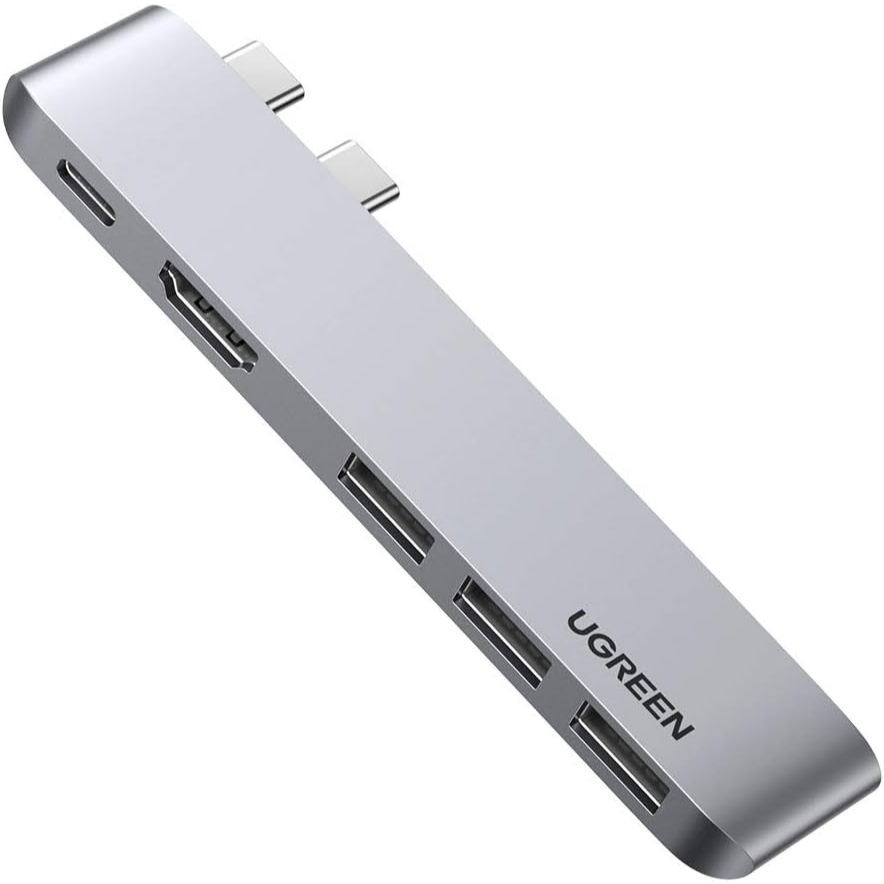 Cavo Ugreen USB C 3.1 A HDMI 4K 60Hz – 2 Metri, Nylon Intrecciato – Thunderbolt 3 Compatibile