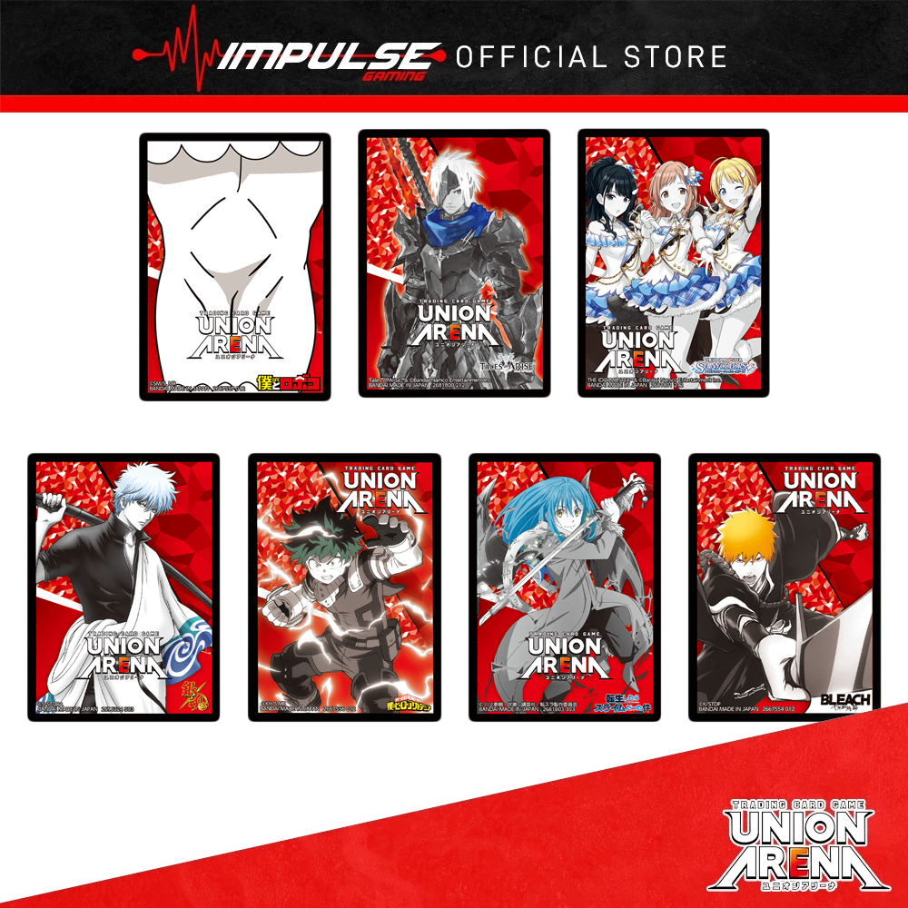 Union Arena Tcg - Card Sleeve (Bleach / Gintama / Idol Master / Me&Roboco /  Hero Academia / Reincarnated Slime / Arise) | Shopee Malaysia