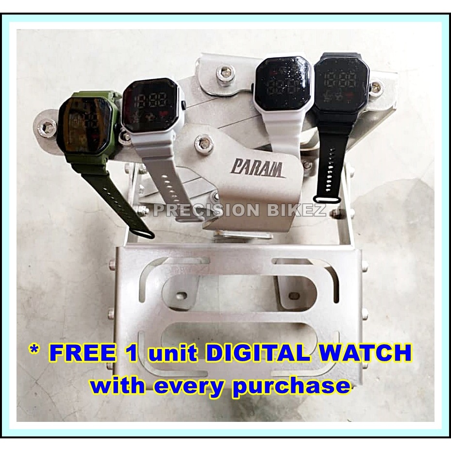 FREE WATCH * PARAM MONORACK LIPAT CNC STAINLESS STEEL Y15ZR LC135 RS150 ...