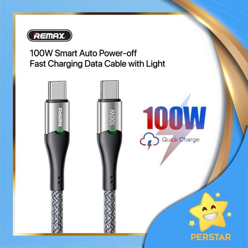 REMAX RC-C115 type C-C Auto Power Off / Auto Cut Off Fast Charging ...