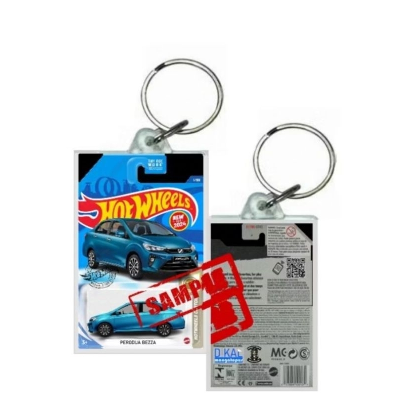 hot wheels mini keychain bezza blue 2pcs | Shopee Malaysia