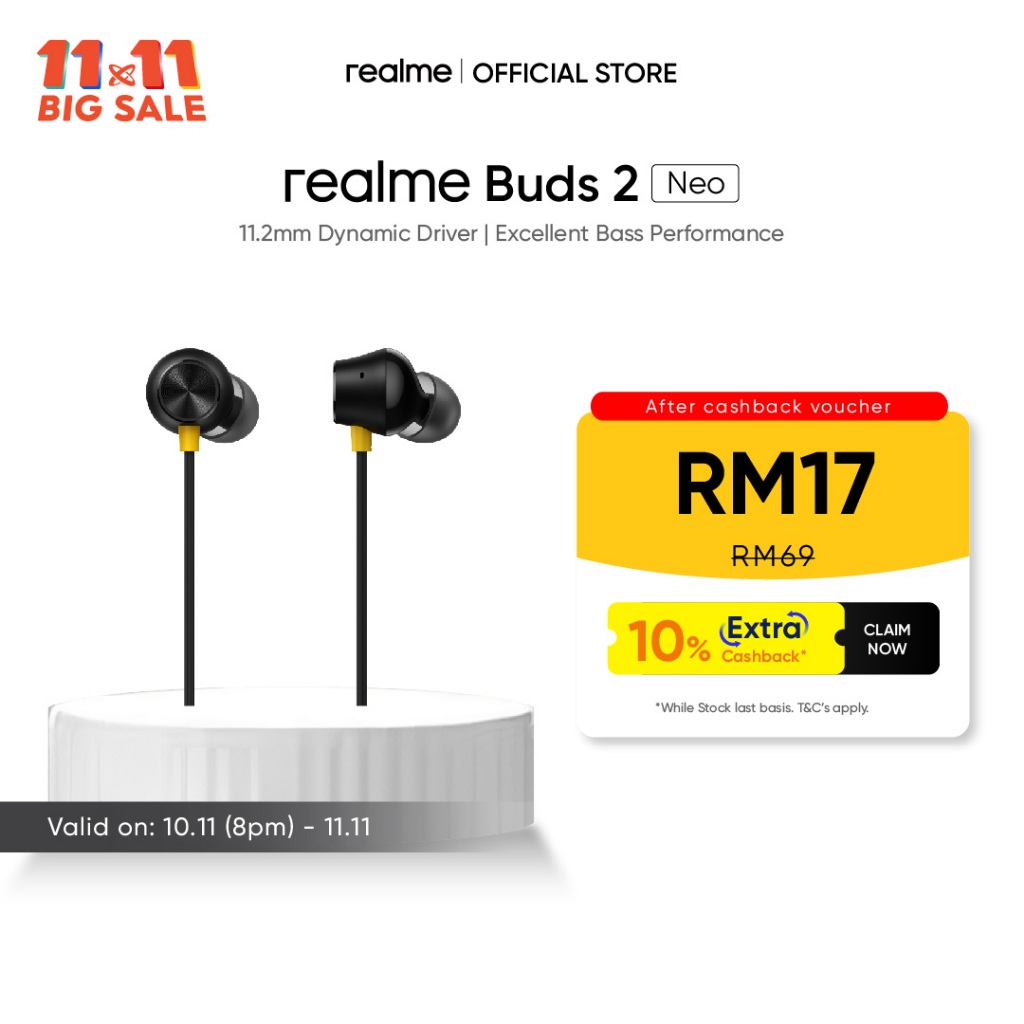 Realme buds 2 official website sale