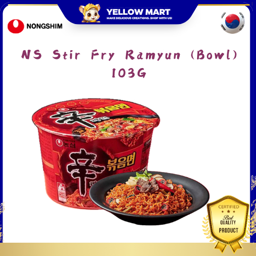 NS NongShim Shin Stir Fry Ramyun (Bowl) 103G | Shopee Malaysia