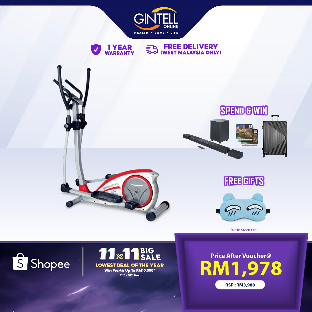 GINTELL Elliptical Bike FT8601 H Shopee Malaysia