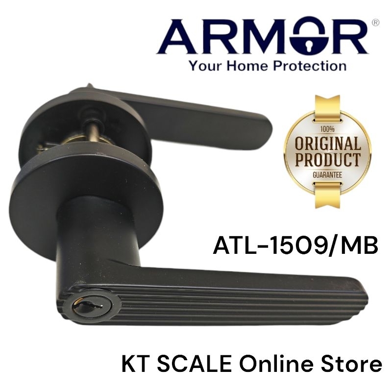 ARMOR TUBULAR LEVER LOCK SET ATL-1509/MB | Shopee Malaysia