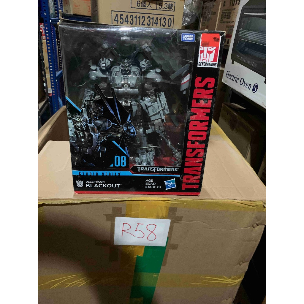 New Takara Tomy Transformers Studio Series 08 SS08 Leader Blackout Box ...