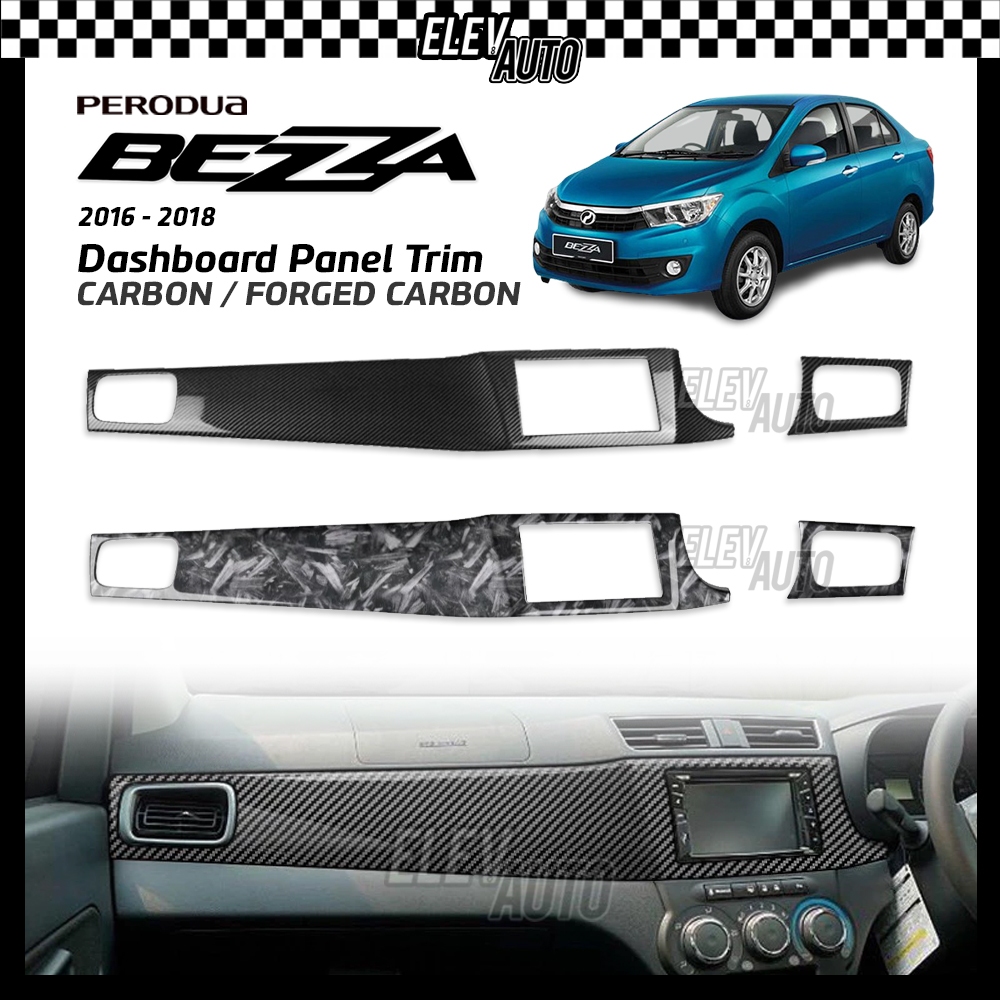 Perodua Bezza 2016 - 2018 Dashboard Panel Trim Radio Panel Side Aircond ...