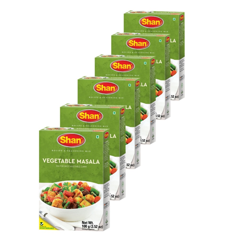 Shan - Vegetable Masala - 100gm (6PCS) | Shopee Malaysia