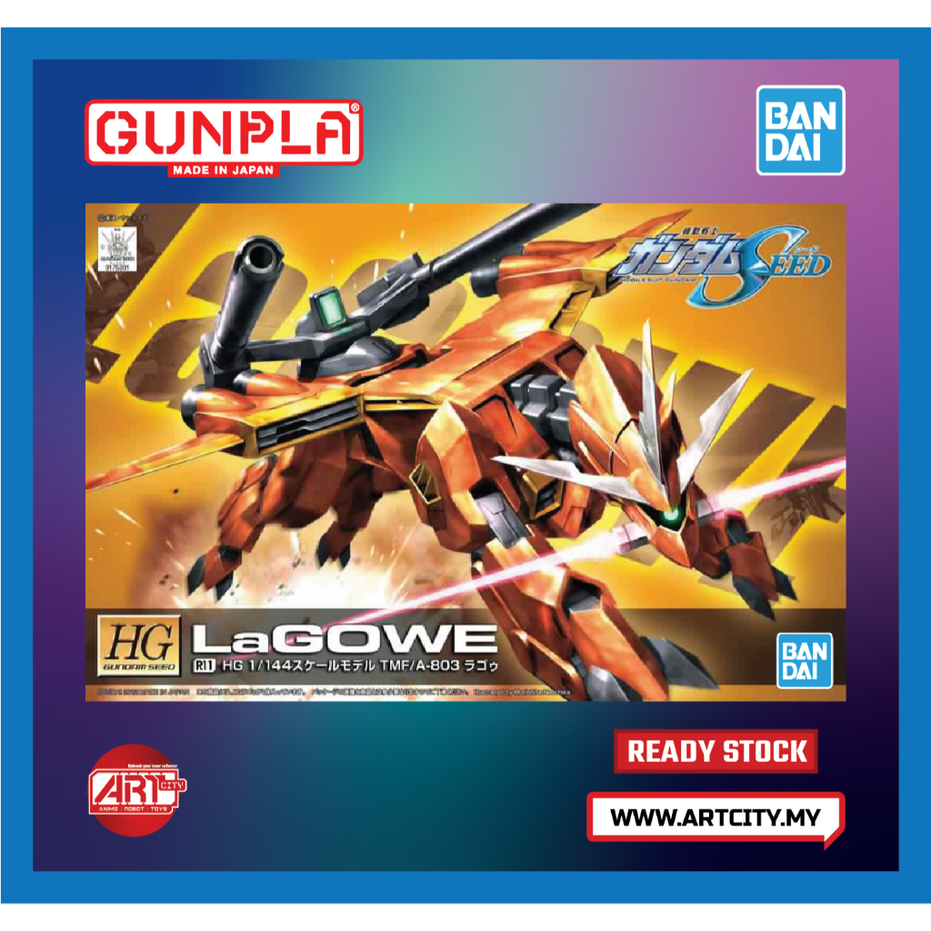 (READY STOCK) Bandai HG - R11 LaGOWE - 1/144 Scale - Gundam Seed ...