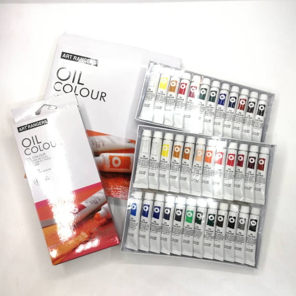 Art Rangers Oil Paints Fine Art Oil Colours Set (12/24 colorx12ml ...