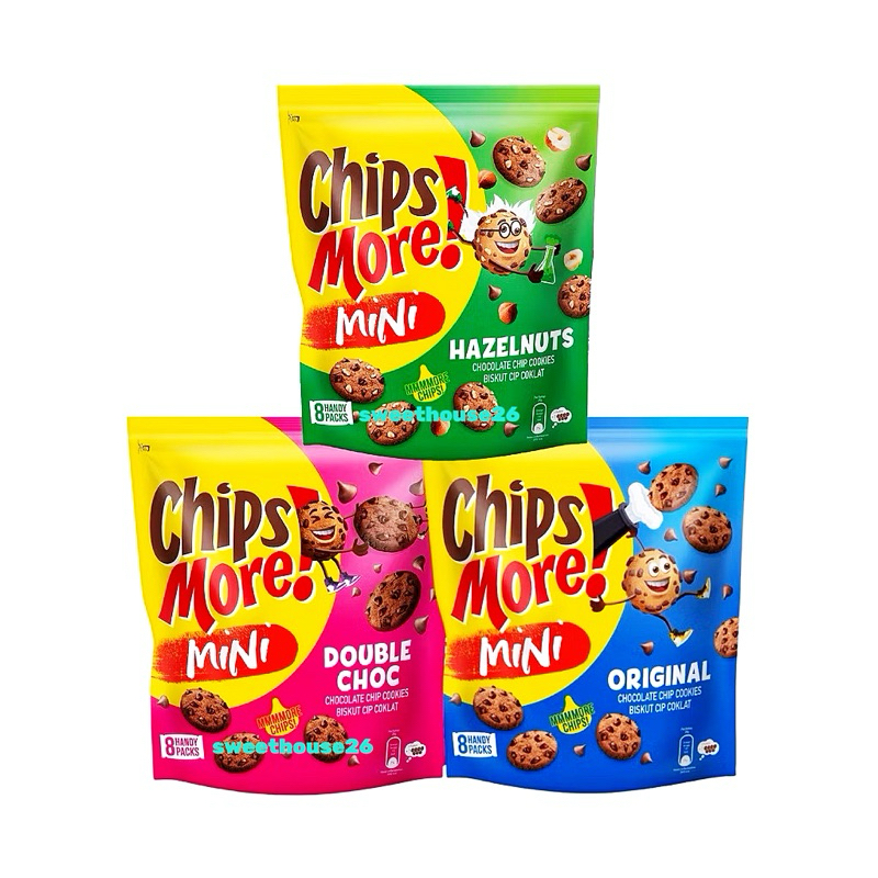 Chipsmore Mini Chocolate Chips Cookies 24g x 8packs（Halal） | Shopee ...