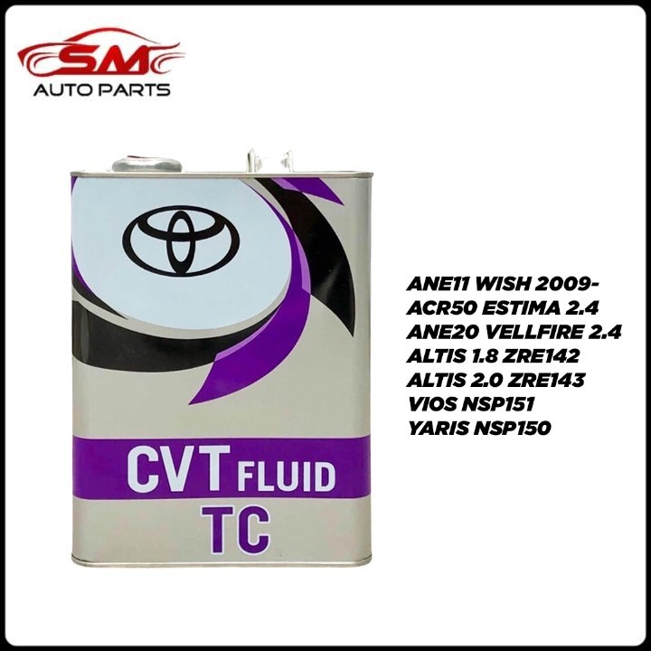 Original Toyota CVT TC 4Liter Transmission CVT Fluid - Auto Gear Oil ...