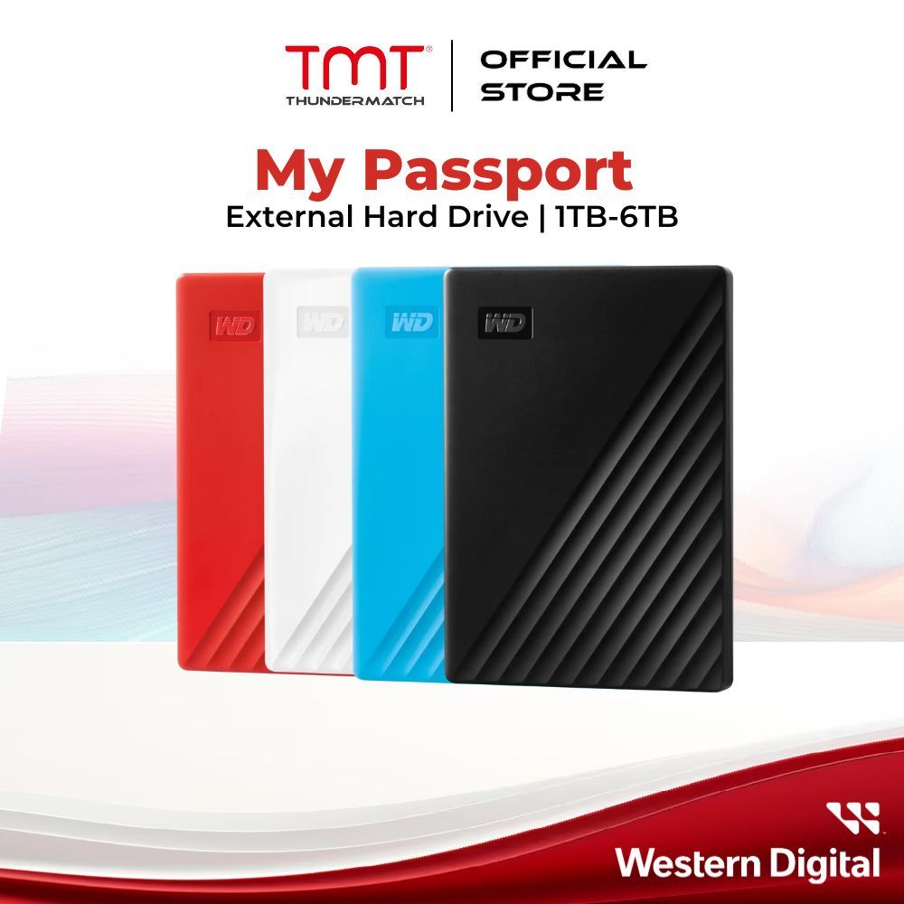TMT Western Digital WD My Passport External Hard Drive With Password ...