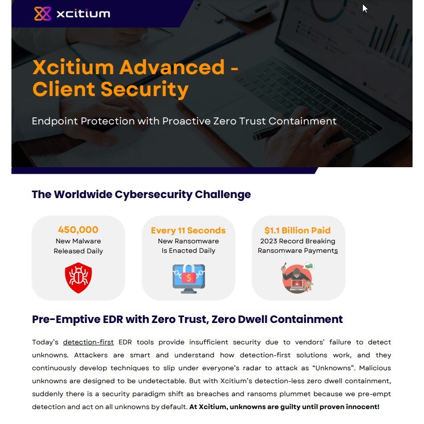 XCITIUM (COMODO) Client Security - Endpoint Protection with Proactive ...