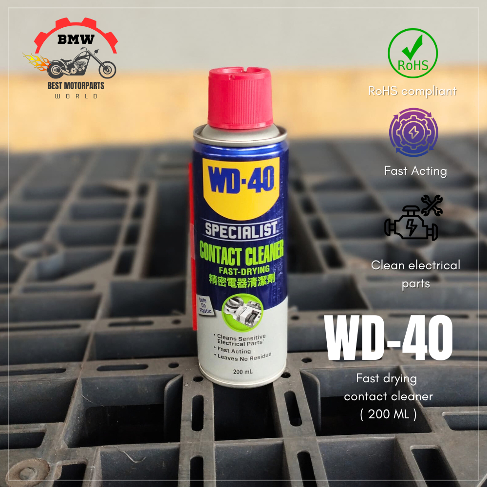 WD-40 AUTOMOTIVE Fast Drying Contact Cleaner [ 200 ML ] | Shopee Malaysia