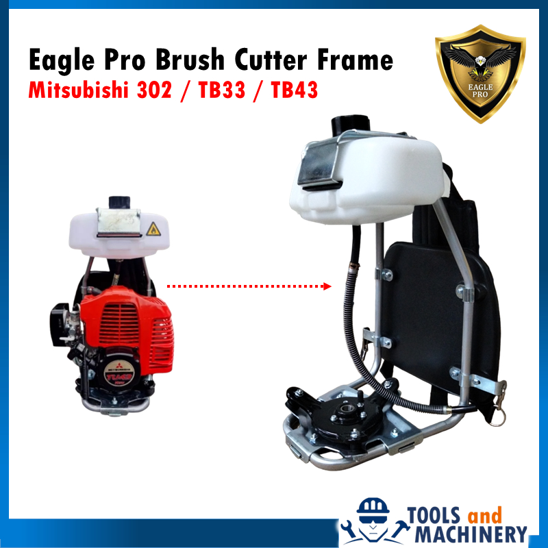Mitsubishi TB33 TB43 VRS 302 Brush Cutter Engine Frame Set Tapak Mesin ...