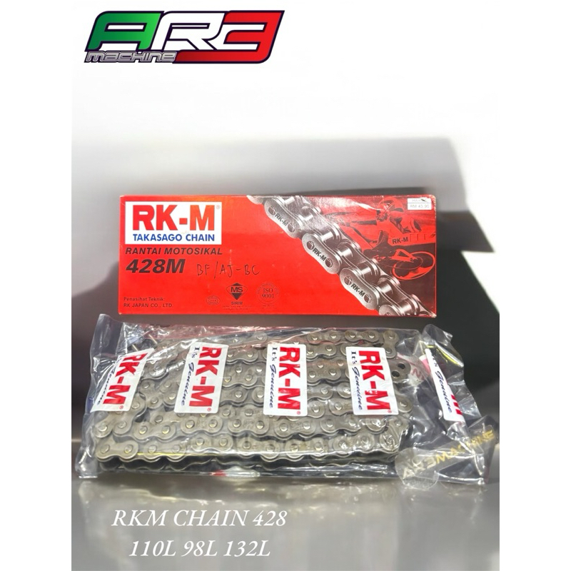 Rantai RKM RK-M 428 98L 110L 132L Original High Quality 125Z WAVE EX5 ...