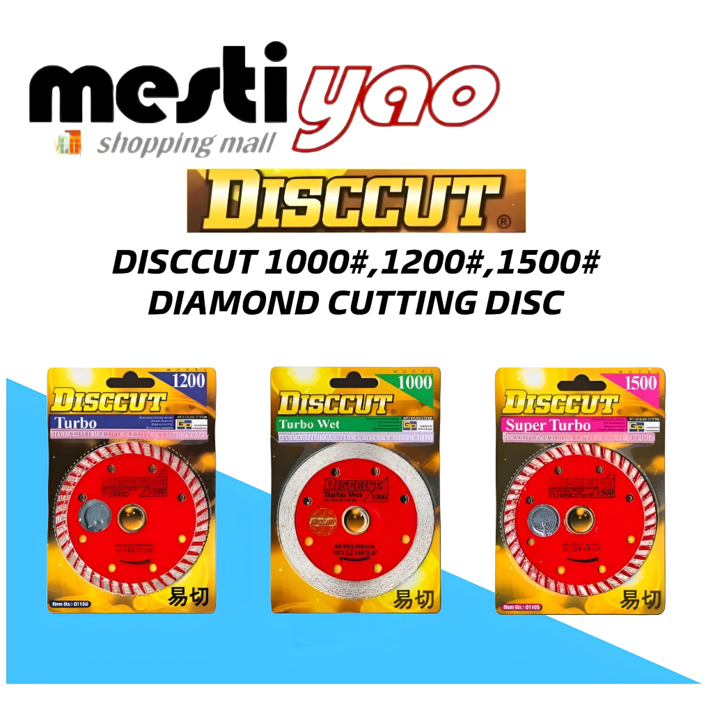 DISCCUT 1000#, 1200#, 1500# DIAMOND CUTTING DISC/MATA DIAMOND CUTTING ...