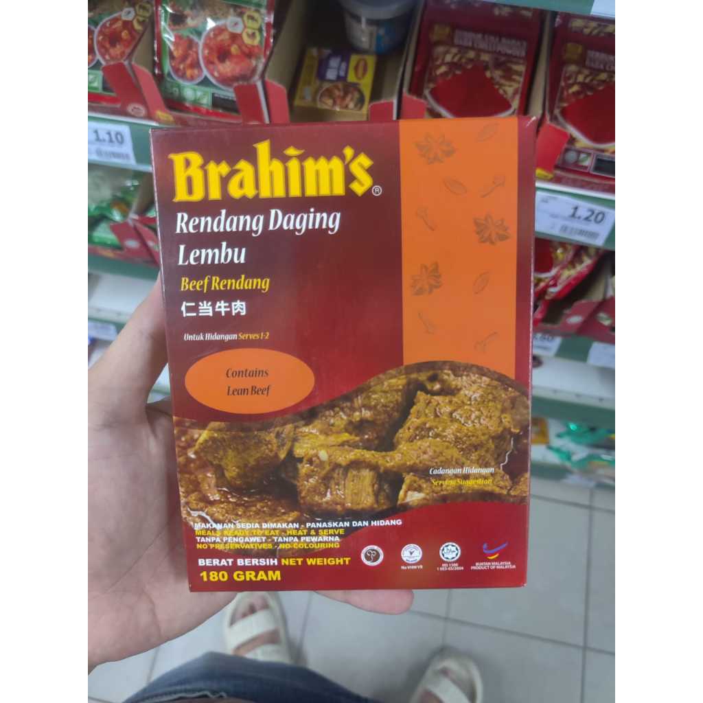 Rendang Daging Lembu Brahim's 180g - Ready to eat | Shopee Malaysia