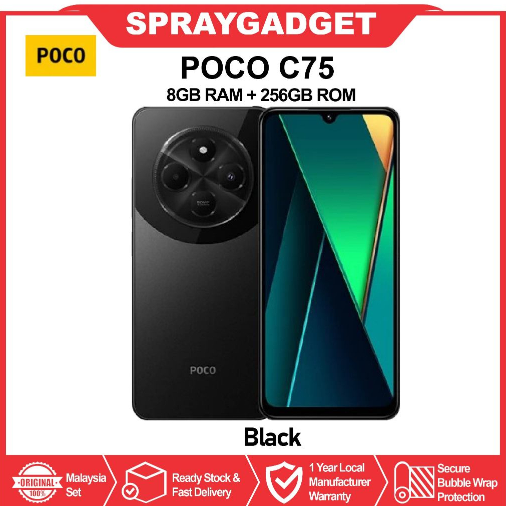 POCO C75 (8GB RAM + 256GB ROM) 6.88