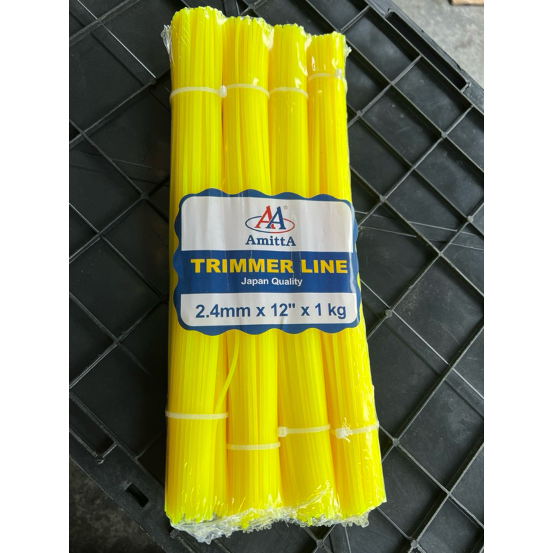 AA NYLON TRIMMER LINE 2.4mm 1kg square tali potong rumput segi | Shopee ...