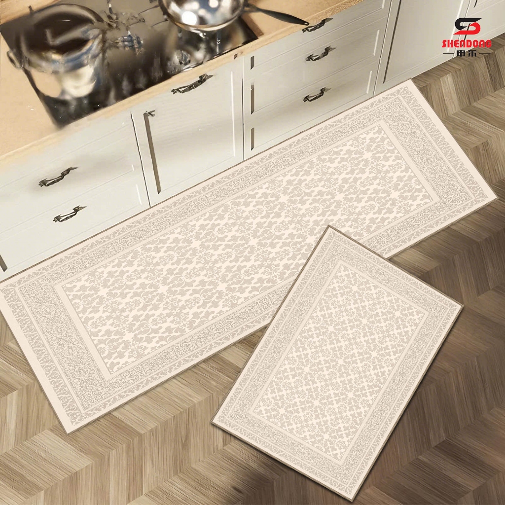 M (40*60 +40*120cm) 2 in 1 Crystal Velvet kitchen mat / Rugs / Floor ...