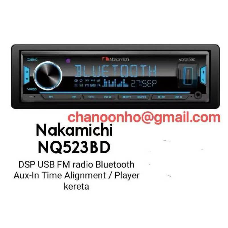 Nakamichi NQ523BD - DSP USB FM radio Bluetooth Aux-in Time Alignment ...