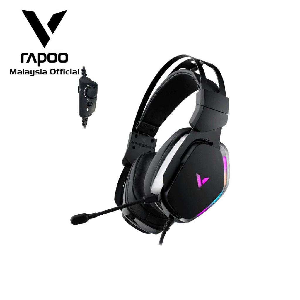 Rapoo VH710 Virtual 7.1 Channels Gaming Headset, Audio - PC USB Headset ...
