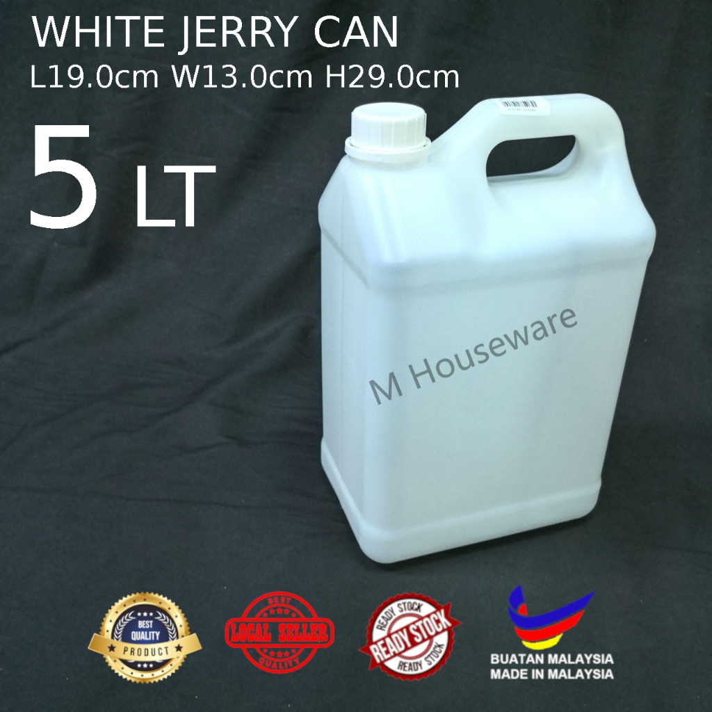 Plastic Jerry Can 1LT ~ 10LT Water Container Tong Air Minyak Bekas Air ...