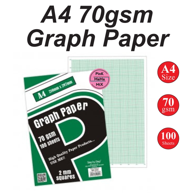 Step By Step SBS0022 A4 70gsm Graph Paper (100sheets) | Shopee Malaysia