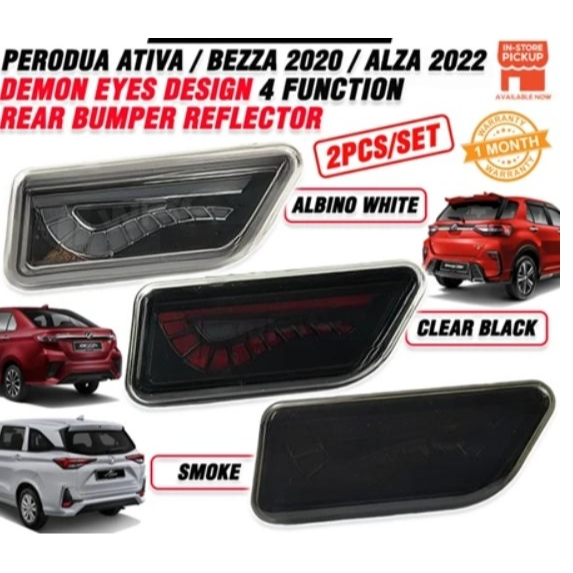 DTK Perodua Ativa / Bezza 2020 - 2024 / Alza 2022 - 2024 Demon Eyes ...