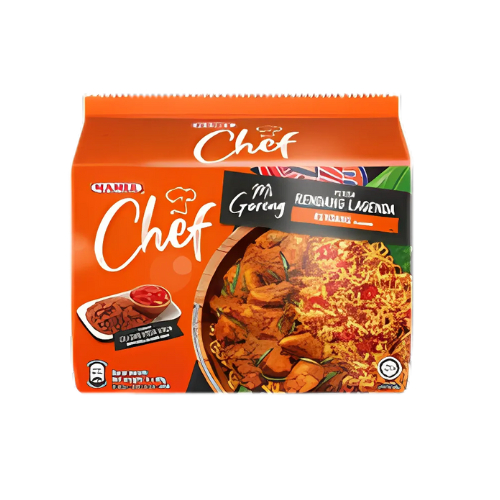 MAMEE Chef Instant Noodle Rendang Mi Goreng (4 x 89g) | Shopee Malaysia
