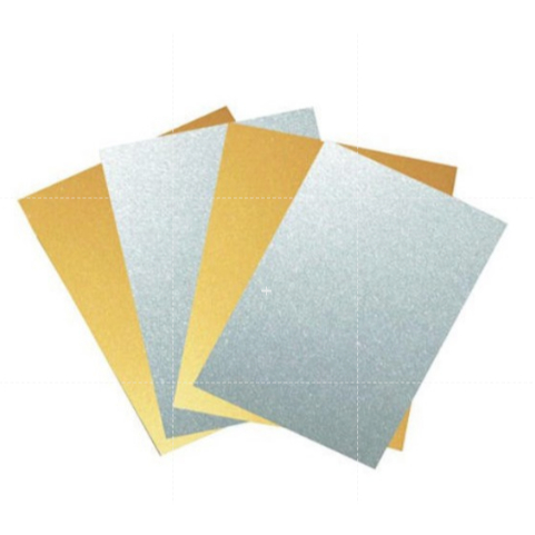A4 size Gold & Silver Sticker + Crystal Clear Film | For Trophy, Medals ...