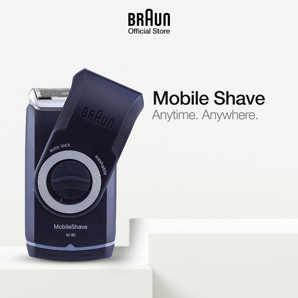 Braun Mobile Travel Men Shaver Battery Operated Shaver M-30 | Mesin ...