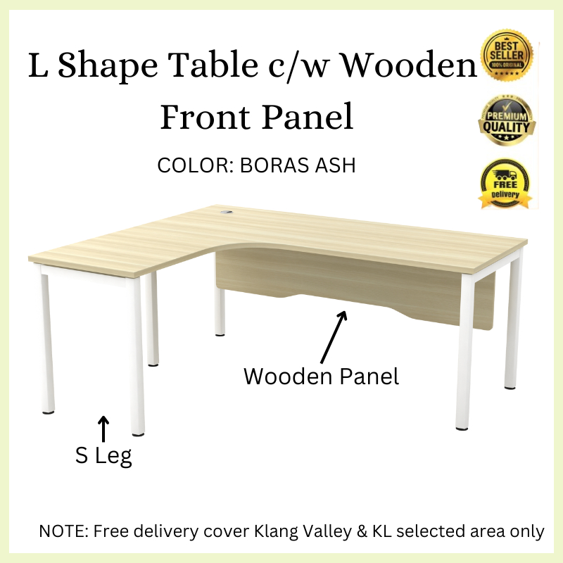 (1500/600 X 1500/600) L Shape Table | Office Table | Study Desk ...