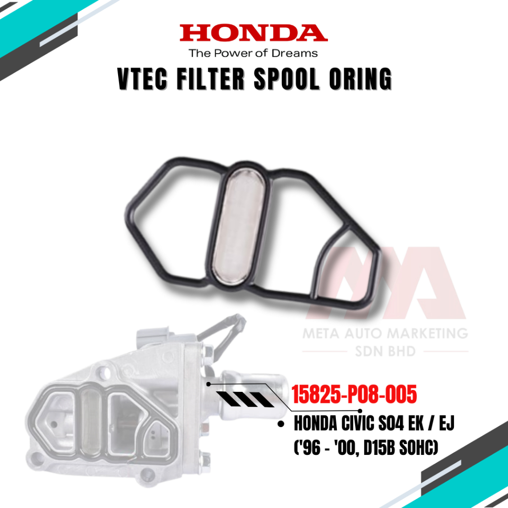 HONDA VTEC VALVE FILTER SPOOL VTEC ORING SOLENOID GASKET | Shopee