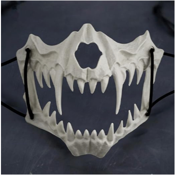 MSIA Ready Stock/ Halloween Mask Japanese Skeleton Mask Three ...