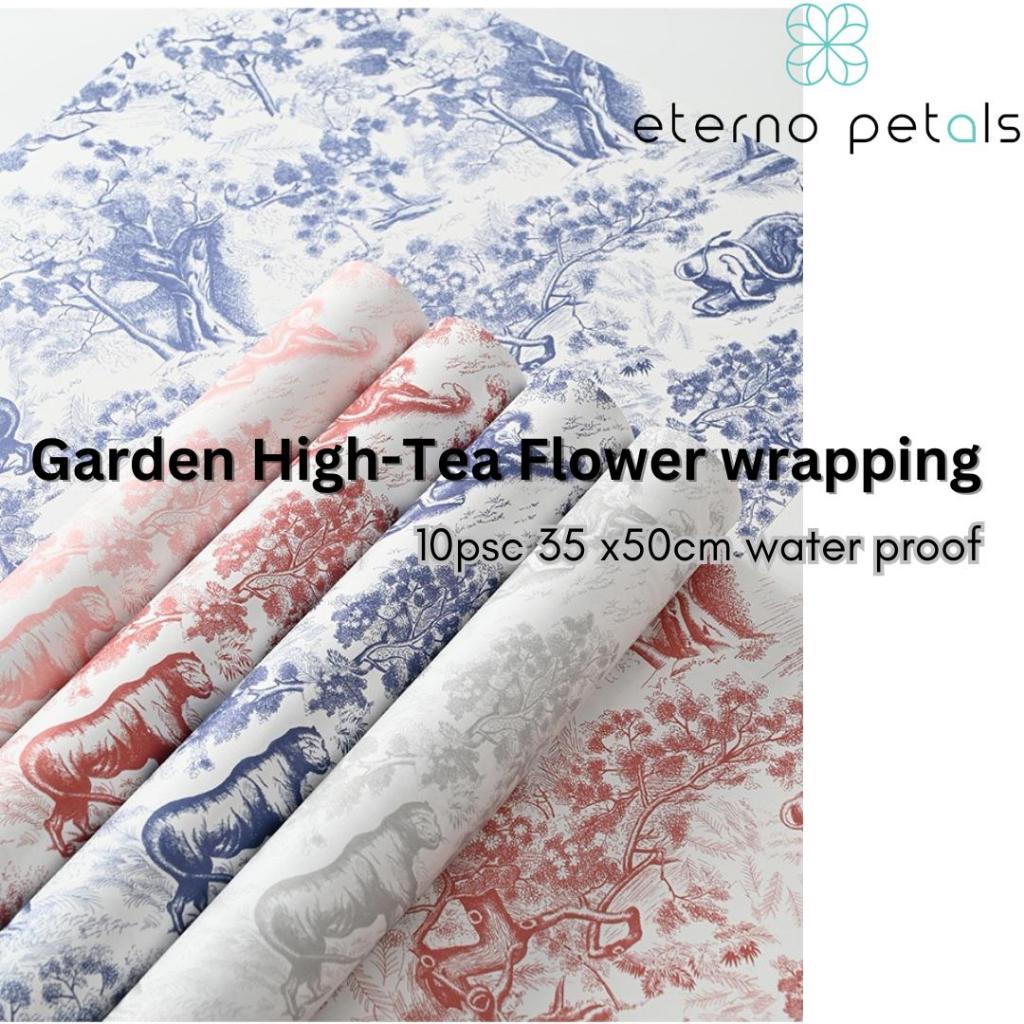 10Psc 35×50cm Water Proof Garden Tea-Flower Wrapping Paper | Shopee ...