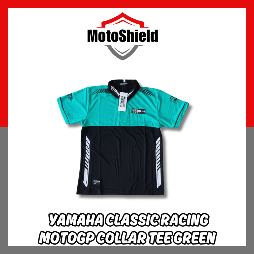 Yamaha Classic Racing MotoGP Collar Green with styles and vibrant color ...