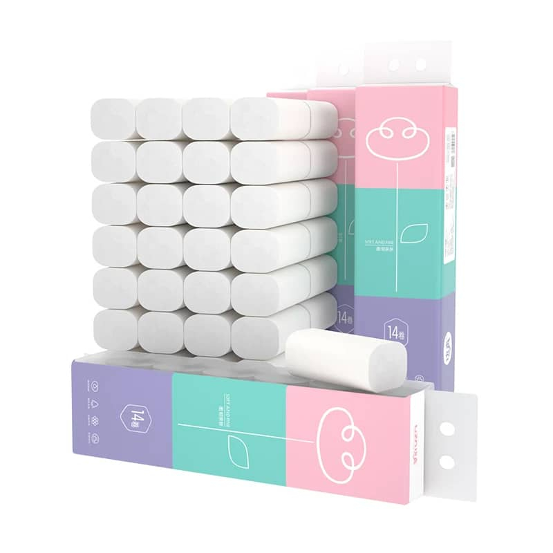 14 rolls Botare Toilet Paper Tissue Toilet roll [4 ply] 植护 卫生纸 ...