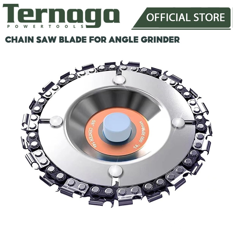 Ternaga 4 Inch Angle Grinder Chain Disc 22 Teeth Saw Blade Cutting Wood ...