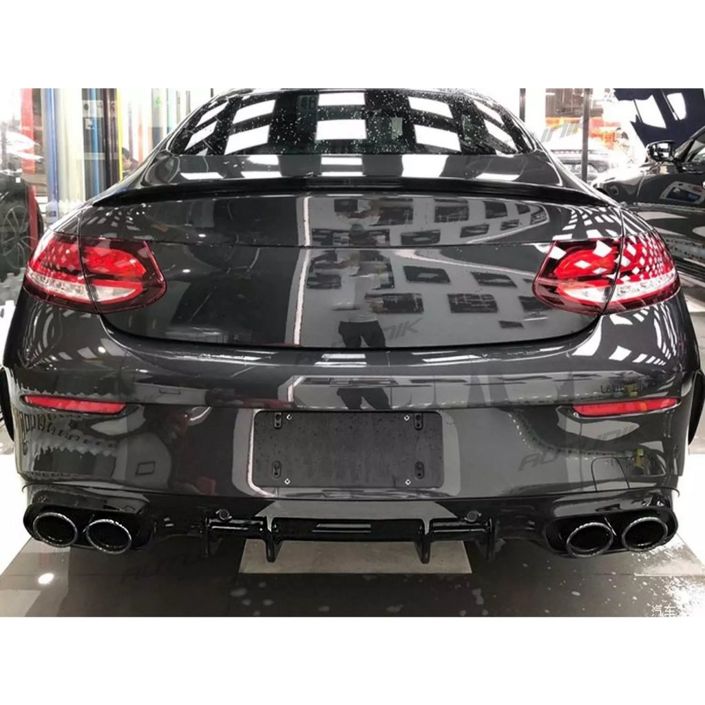 Mercedes W205 Coupe C43 Diffuser With Exhaust Tips M1181 | Shopee Malaysia