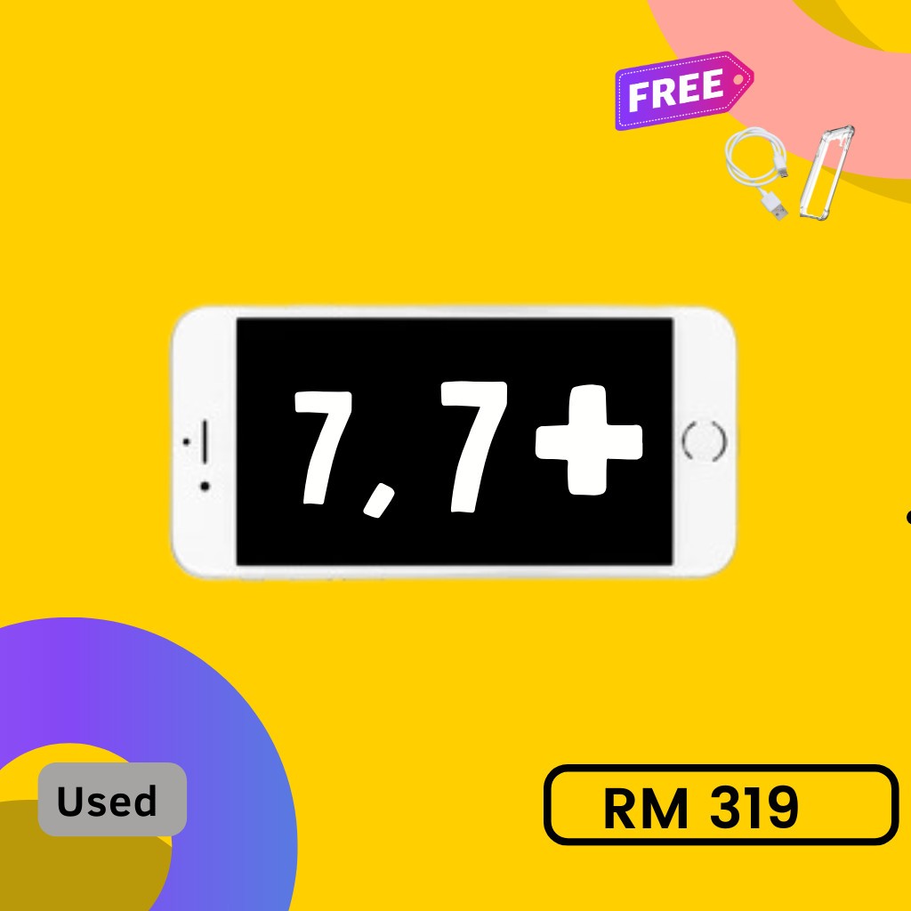 7 , SEVEN PLUS 32GB / 128GB/ 256GB USED | Shopee Malaysia