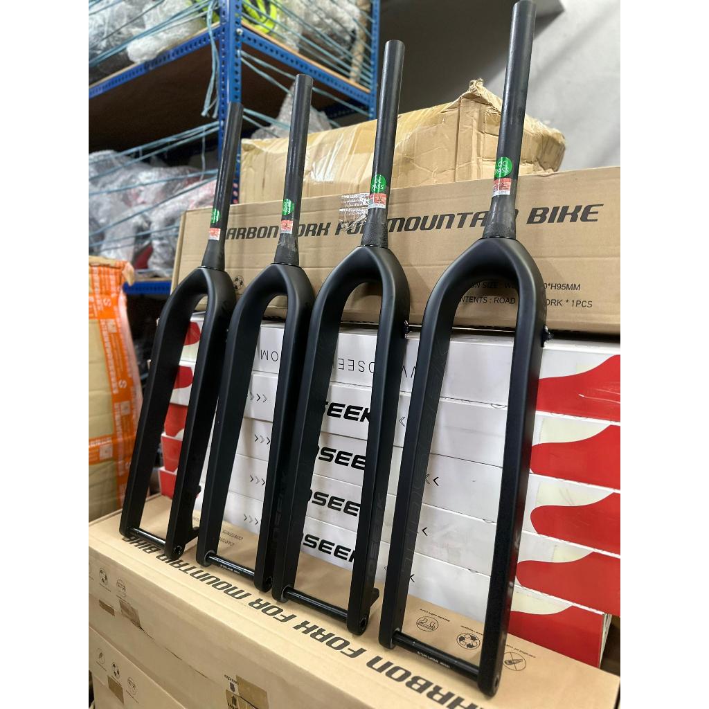 TOSEEK MTB THURU AXLE FORK BOOST FULL CARBON (100％ ORIGINAL) | Shopee ...