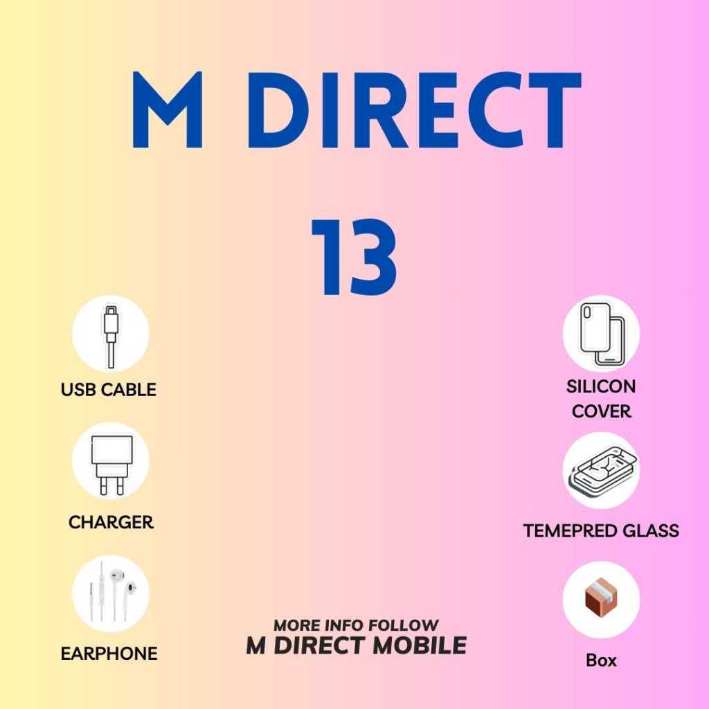 Second Hand Phone 13 (128/256GB) All Function Perfect Free Full Set ...