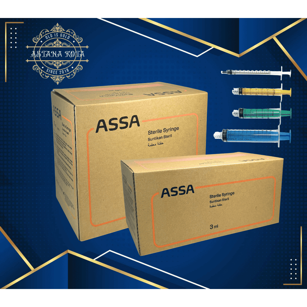 [CHEAPEST] ASSA Sterile Syringe Without Needle, Low-Pain Needles - Luer ...