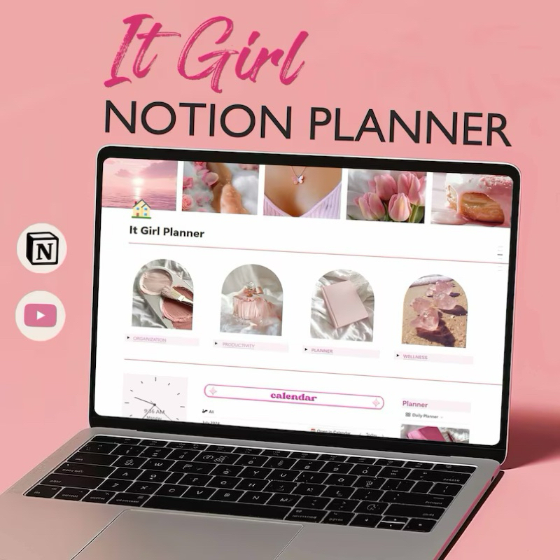 2025 Notion Life Planner - Pink Aesthetic All-in-One Notion Template ...