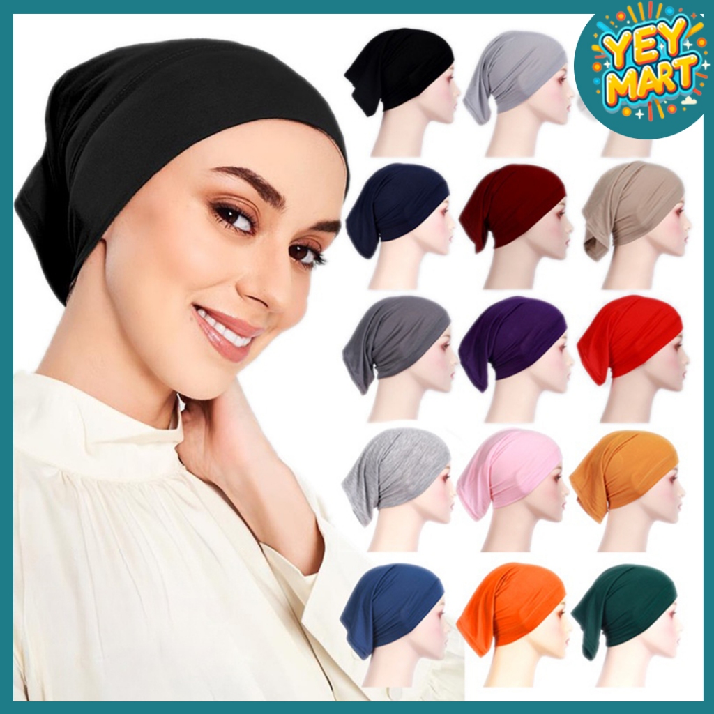 Yey Mart Inner Tudung Snow Cap Inner Snowcap Kain Cotton | Shopee Malaysia